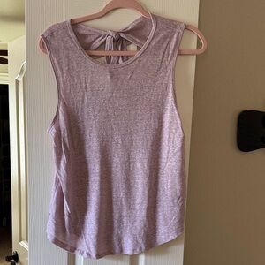 Sleeveless Lavender Top